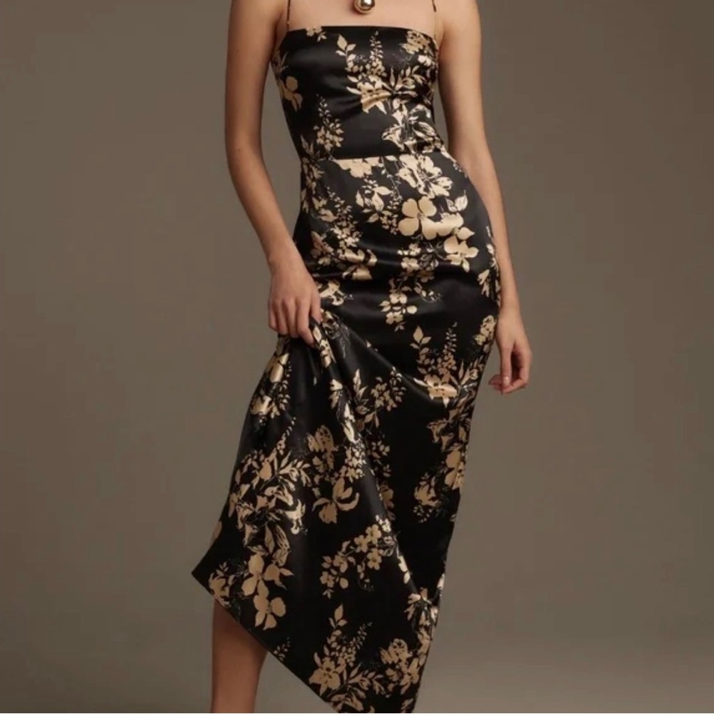 Reformation- Frankie Satin Dress